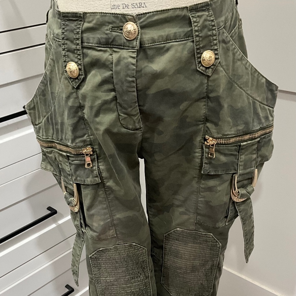 Balmain camo pants